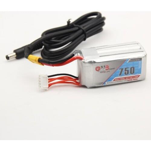 100mm Length XT60 XT30 T-Plug To DC5.5 Connector Adapter Cable for Fatshark Dominator Skyzone Aomway EV200D FPV Goggles