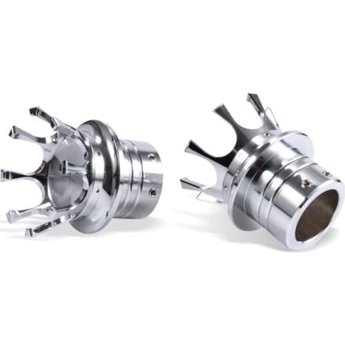 Motorcycle CNC Aluminum alloy Crown Front Axle Nut Cover Bolt Cap For Harley Sportster XL 883 1200 Tri Street Glide Softail