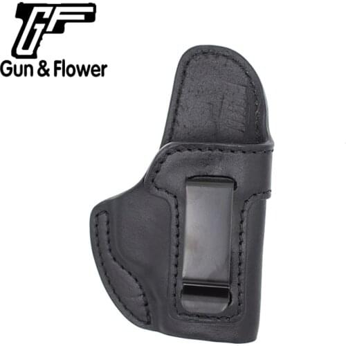 Gunflower Tactical IWB Molded Leather Holster with Belt Clip for Bodyguard 380