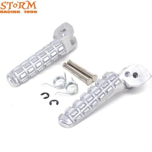 Motorcycle Front Foot Pegs Footrest Pedals Aluminum For DUCATI Monster 696 796 2009-2014 2009 2010 2011 2012 2013 2014