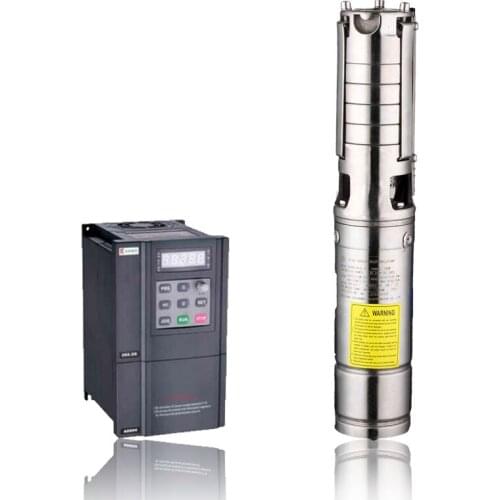 Submersible 1 horse power to 25 dc solar water pump bore ed 4 inch