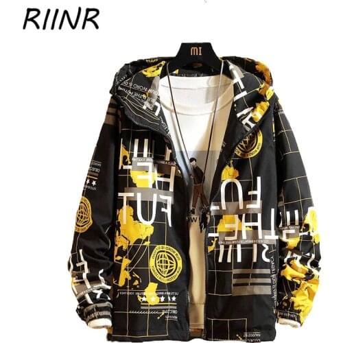 RIINR Mens Camouflage Jackets