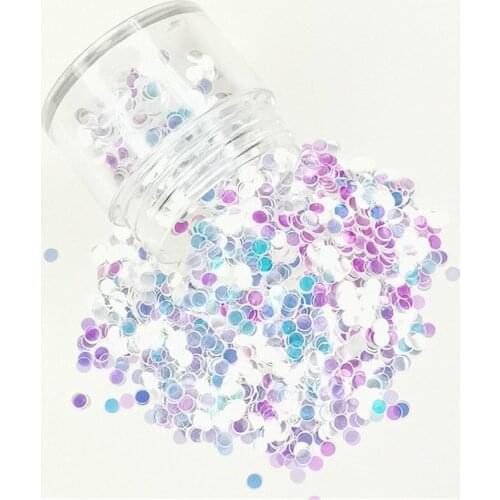 Ultrathin Dot Sequin 3mm PET Paillettes Sequins Glitter for Nails Art Manicure Wedding Paillette Noel Nail Art Confetti 8g