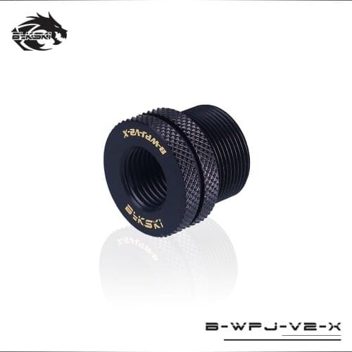 Bykski PC water cooling G1/4'' Crossing connector fitting for water inlet from case top-cover/complex waterway B-WPJ-V2-X