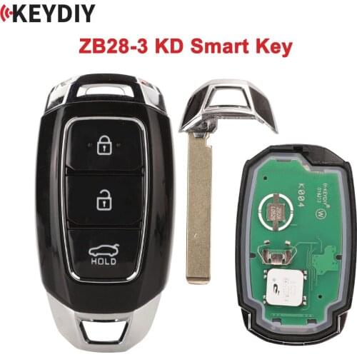 1/2/3/5PCS, KEYDIY ZB Smart Key ZB28 Remote Contro for KD-X2 Car Key Remote Replacement Fit More than 2000 Models