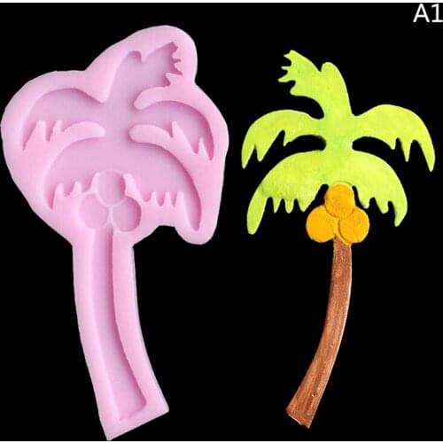 1pc Tree Design Silicone Mold Fondant Sugarcraft Cake Mould For Cake Decor Tool