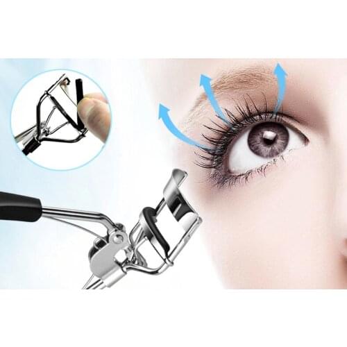 10PCS Makeup Tools Eyelash Curler Replacement Silicone Pad Eye Lash Curling Makeup Accessory High Elastic Renewable Curler Black