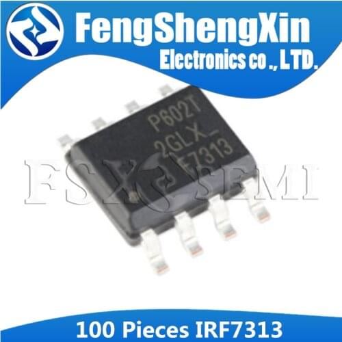 100pcs/lot IRF7313TRPBF IRF7313 F7313 SOP-8 HEXFET POWER MOSFET