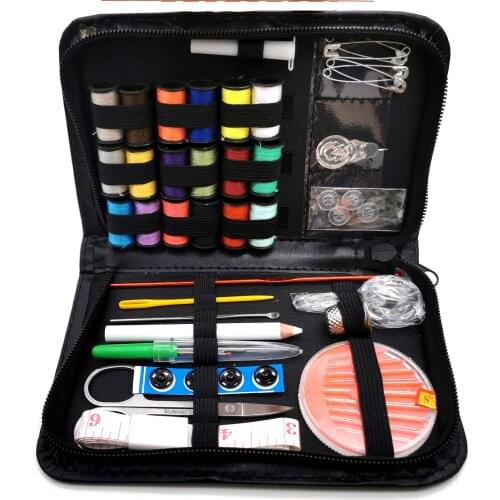58 Piece Sewing Kit Set Supplies Accessories Tools Needlework Scissors for Home Easy To Carry Storage Bag