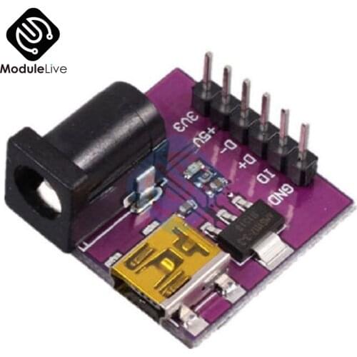 AMS1117-3.3V Mini USB Output 5V/3.3V DC Perfect Power Supply Module Input 5V DC 25*25mm DIY KIT Board