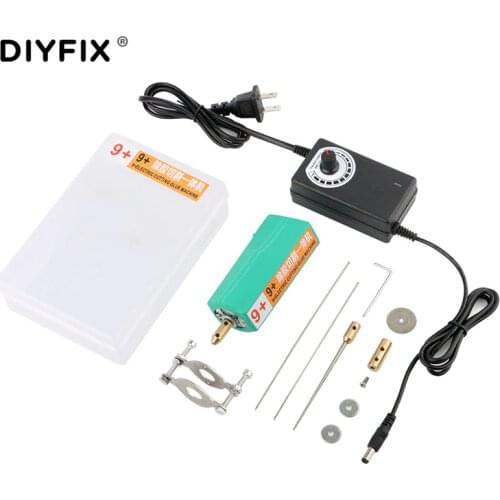 DIYFIX 2 In 1 Phone LCD Screen OCA Reside Glue Electric Removing Cutting Cleaning Machine For Phone Screen Repair Clean Tool Set