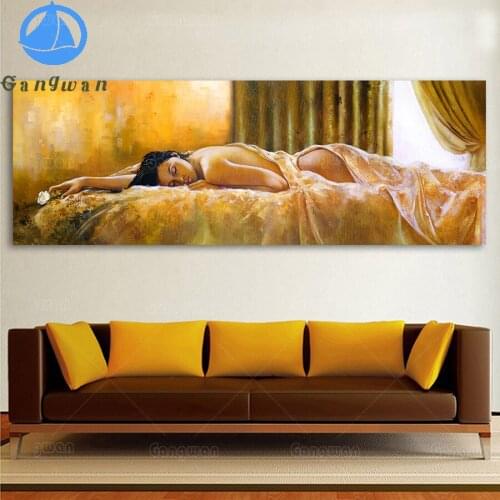 The Sleeping Woman With Flower large Diamond Painting Cross Stitch Diamond Mosaic full Rhinestones Embroidery DIY Handmade Hobby