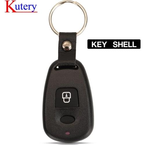 Kutery 2 Buttons Remote Car Key Shell Cover Case With Old Style For Hyundai Kia Carens Tucson Elantra Santa FE Carens Sonata