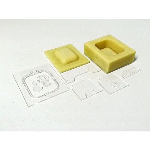 Holster for Airpods Earphone Protective Case Shaping Cold Compression Molding To Send Acrylic Template 70x52x30mm