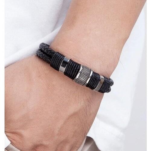 Мужские кожаные браслеты COCOTINA China At AliExpress