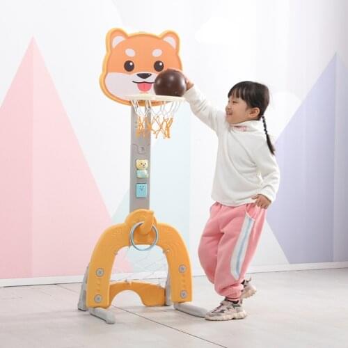 Childrens Basketball Stand Indoor Adjustable Baby Boy Home Shooting Frame Football Toy