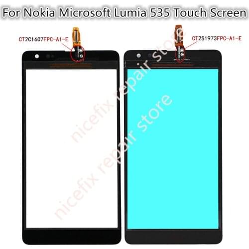 For Nokia Microsoft Lumia 535 RM-1090 N535 2S 2C CT2C1607 CT2S1973 Touch Screen Sensor Digitizer Panel Glass TP Replacement