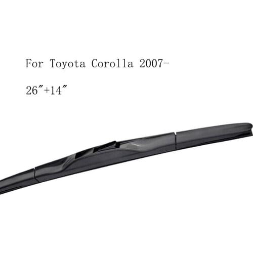 Two Boxes Packing For Toyota Corolla 2007- Factory Wholesale Front Window Windshield Windscreen Wiper Blade
