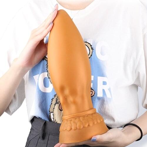 Erotic Gode Anal Plug Huge Butt Plug Super Big Anus Expansion Stimulator Male Prostate Massager Soft Anal Sex Toys For Woman Men