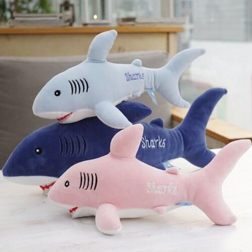 Kawaii Sharks Modern Design Plush Toy Animals for Babies Monokuma Plush Gifts Peluches Grandes Home Decoration BD50WJ