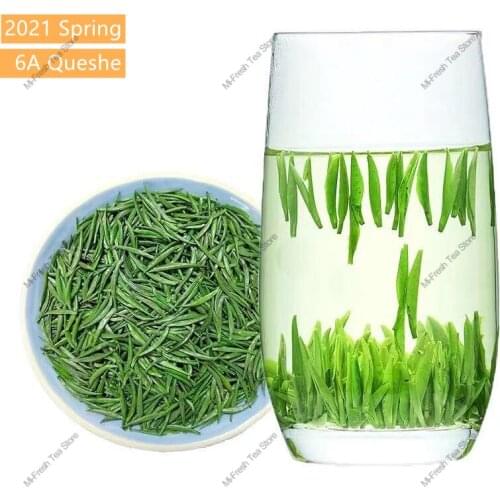 2021 6A High Quality Chinese QueShe Green Tea Fresh Natural Organic Green Food For Health Care Lose Weight 150g
