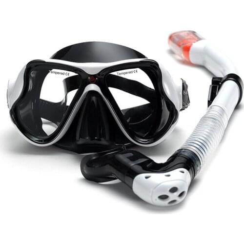 Snorkel Scuba Diving Mask Set New Anti Fog Swimming Mask Adjustable Hd 180 Degree Snorkeling Equipment for Adult Women Men
