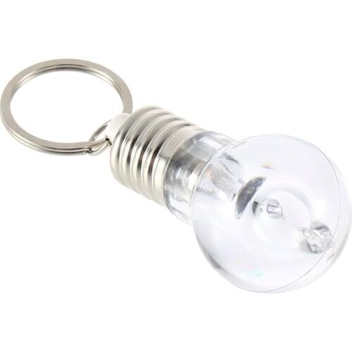 Creative Colorful Bike Light Changing LED Bicycle Light Mini Bulb Lamp Key Chain Ring Keychain Clear Bike Lamp Torch Keyring