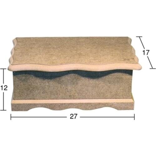 KU245 2 No Box, Can Be Painted Wood Mdf Box