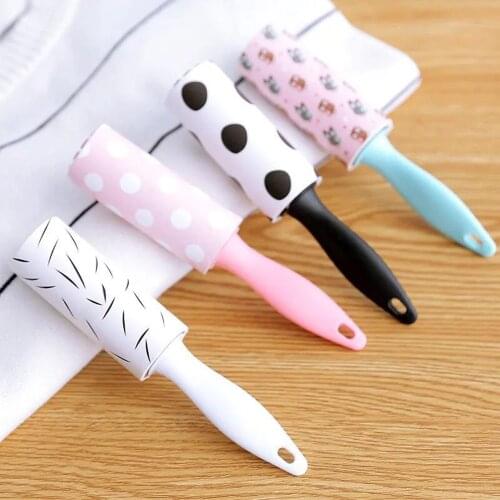 Sticky Paper Roller Dust Cleaner Clothes sticky hair Portable Cleaning Device Clothes Coat Sticky Lint Roller cleaning Tools
