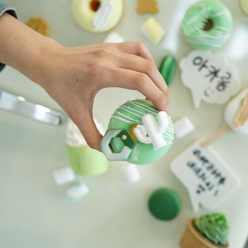 Model Dessert Magnet Decoration Ornaments Simulation Donut Refrigerator Magnetic Sticker Macaron Refrigerator Sticker