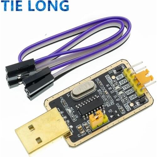CH340G RS232 Update USB To TTL Converter Module UART Serial Port UFS-HWK STC Dowanloader Programmer Brush Upgrade small plate