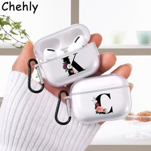 Flowers Letters Soft Silicone Case for Apple Airpods 3 Pro Shockproof Bluetooth Wireless Box Headphone Earphone Protection Cover