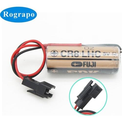 New FUJI FDK 3V 2600mAh Replacement Lithium Battery For TOTO CR8.LHC THP3053 Eco Efvs Urinal Sensor Acumulator 2 Wire Plug