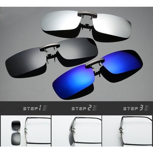 Detachable Lens On Glasses For Women Men Unisex Sunglasses Len Polarized Clip Driving Eyeglasses Driver Eyewear Sun Gafas Modis