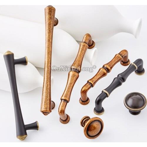 Retro Vintage 10PCS European Antique Kitchen Door Furniture Handles Cupboard Drawer Wine Wardrobe Cabinet Pulls Handles & Knobs