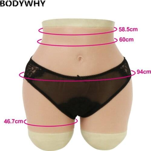 Height 160-180cm Breasts Crossdressing Hip Enhancer Silicone Panties Drag Queen Shemale Buttocks Soft Underwear Womens Cosplay