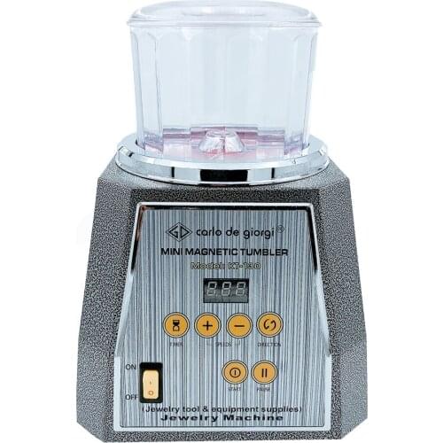 KT-130 Magnetic Tumbler rotary polisher With free 200g Magnetic needle Jewelry polishing machine equipment & supplies