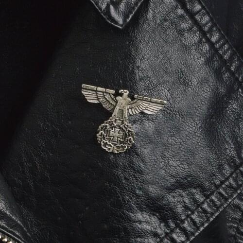 WW2 German Army Eagle Pin Brooches Badges Lapel pins Backpack Hat Bag Jeans Decoration Accessories Brooches for men women