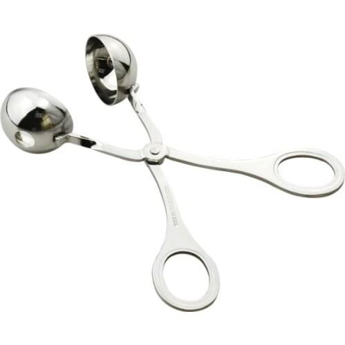 1PC Rice-meat dumplings making device of high-grade stainless steel clamp mold DIY Shrimp balls float Rice-meat dumpling LB 097