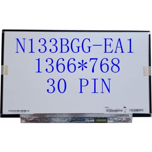 13.3“Slim LED LCD Screen Display Panel N133BGG-EA1 Fit N133BGE-EAA N133BGE-EB1 Replacement Matrix for Laptop