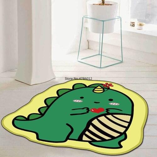 150cm Cartoon Irregular Round Bear Pink Pig Butt Dinosaur Living Room Bedroom Hanging Basket Chair Non-slip Floor Mat Carpet