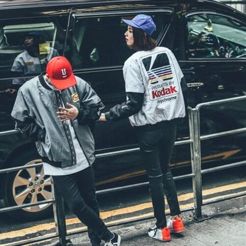 3XL Men women loose Japanese retro thin baseball clothes uniform coat spring autumn lovers Harajuku street cardigan jacket tops