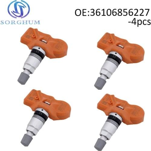 4pcs 36106856227 TPMS Tire Pressure Sensor Fits For BMW Mini Rolls Royce
