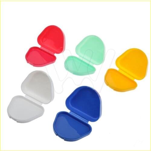 5pcs Denture storage box Holder box Storage box dental tools