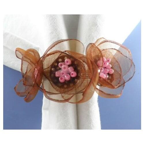 Aliexpress acrylic napking ring with polybag