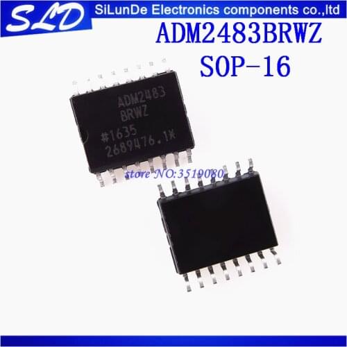 Free Shipping 10pcs/lot ADM2483BRWZ ADM2483BRW ADM2483 SOP-16 new original In Stock