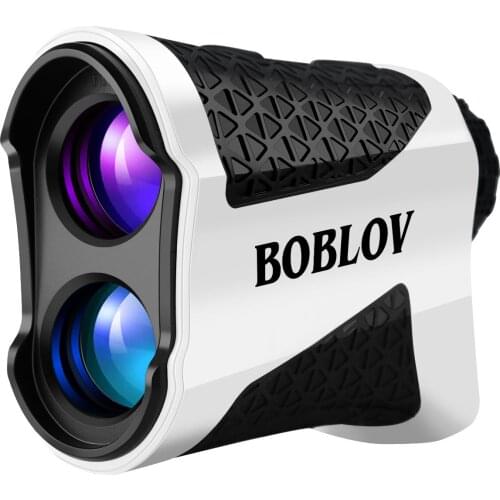 BOBLOV K600AG 650Yards Golf Rangefinder 6X Magnification Range Finder with Jolt Reminder Flag Locking slope Telescope hunting