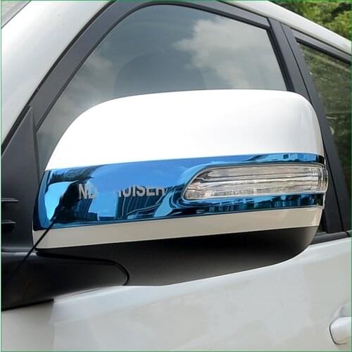 FOR Toyota Land Cruiser Prado FJ150 2010-2018 REAR SIDE-VIEW WING REARVIEW MIRROR Decorative Strip COVER TRIM Car-styling