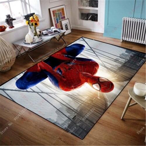 Spiderman Baby Play Mat Living Room Carpet Kids Room Decoration Large Carpet Hallway Floor Rug Bedroom Bedside Mat