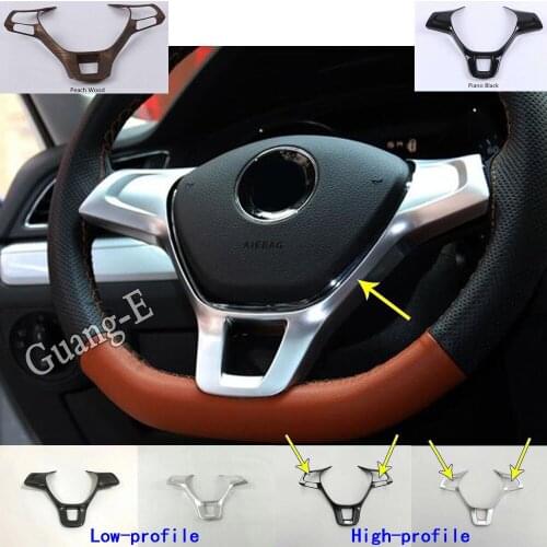 For VW Volkswagen Touran L 2016 2017 2018 2019 Car Styling Stick Cover Steering Wheel Kit Trim Lamp Frame Panel Parts Hoods